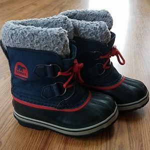 Sorel waterproof winter snow boots, sz 10 toddle